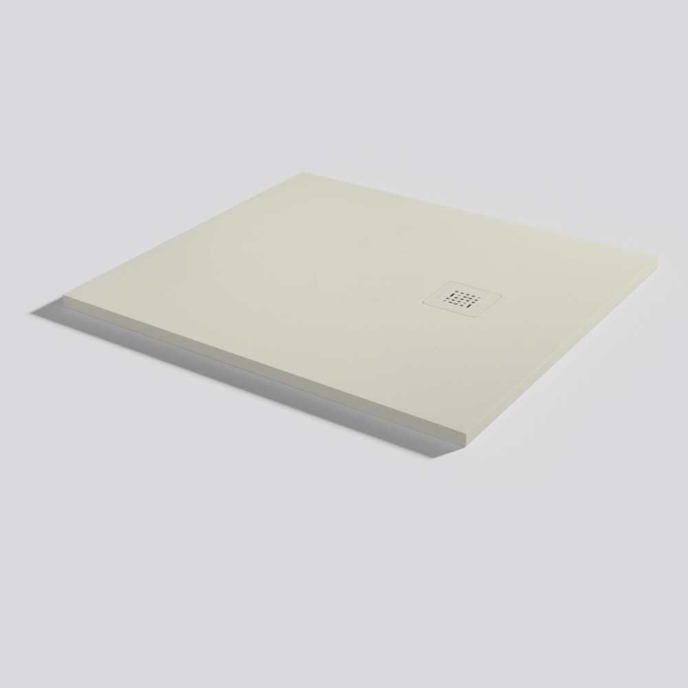 Plato de ducha Base Zero Beige Rectangular 100x90