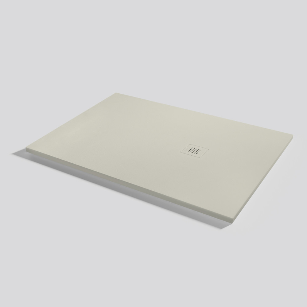 Shower tray Base Zero Beige Rectangular 140x100
