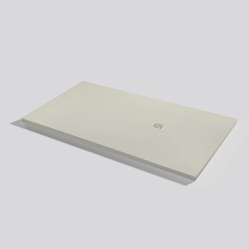Plato de ducha Base Zero Beige Rectangular 140x80