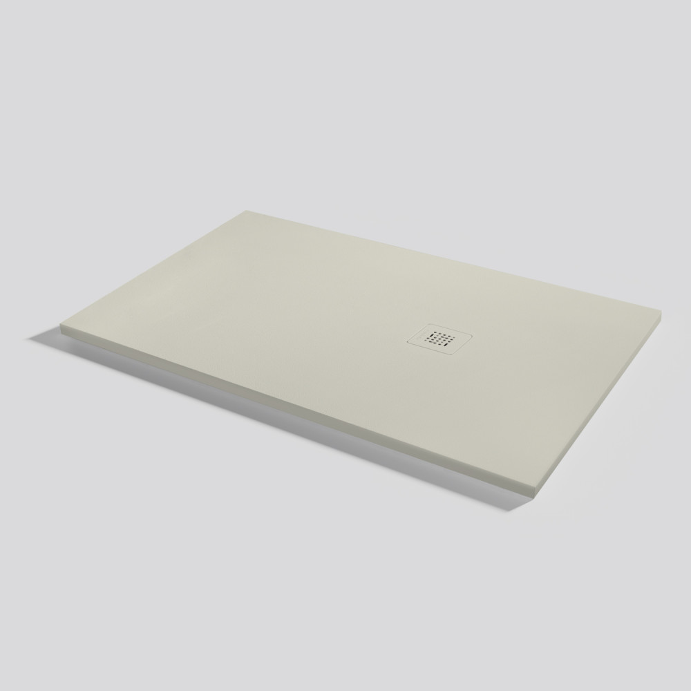 Shower tray Base Zero Beige Rectangular 140x90
