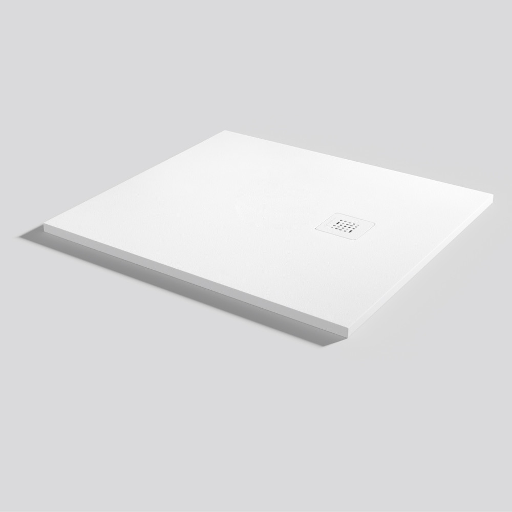 Plato de ducha Base Zero Blanco Rectangular 100x90