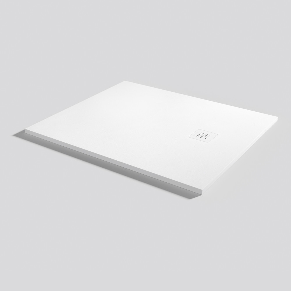 Plato de ducha Base Zero Blanco Rectangular 120x100