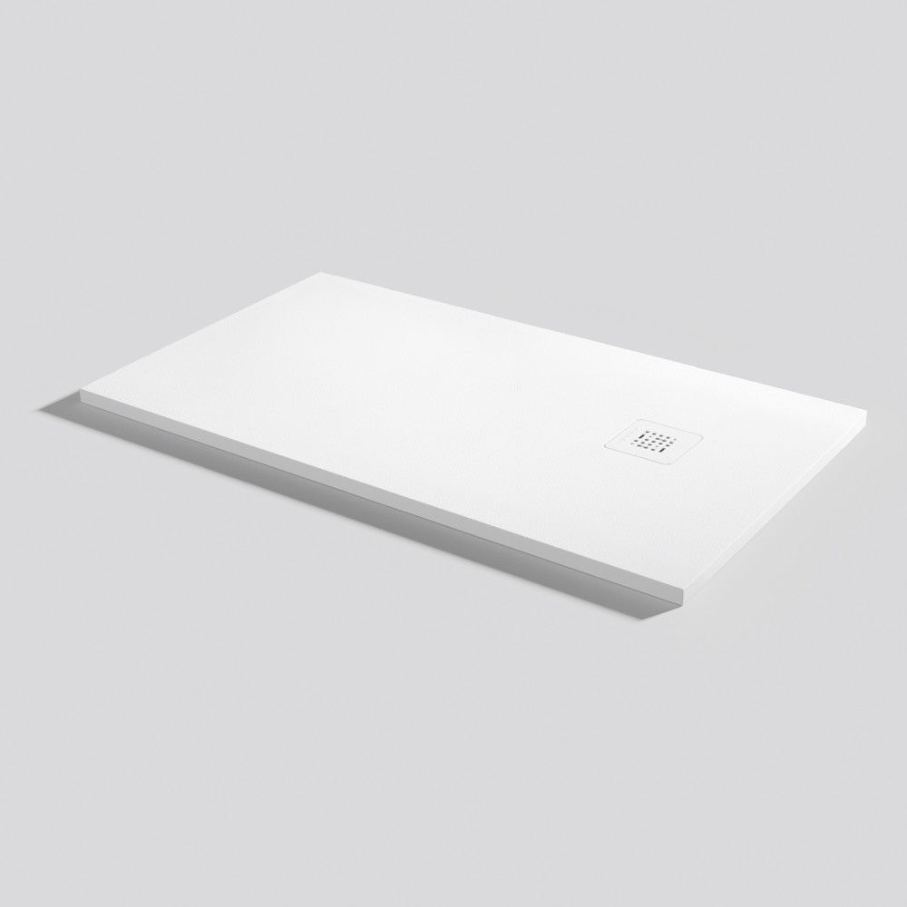 Plato de ducha Base Zero Blanco Rectangular 120x70