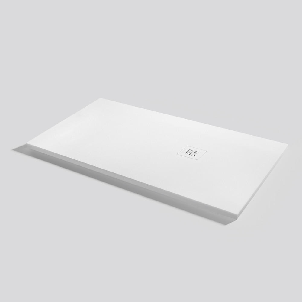 Plato de ducha Base Zero Blanco Rectangular 140x80