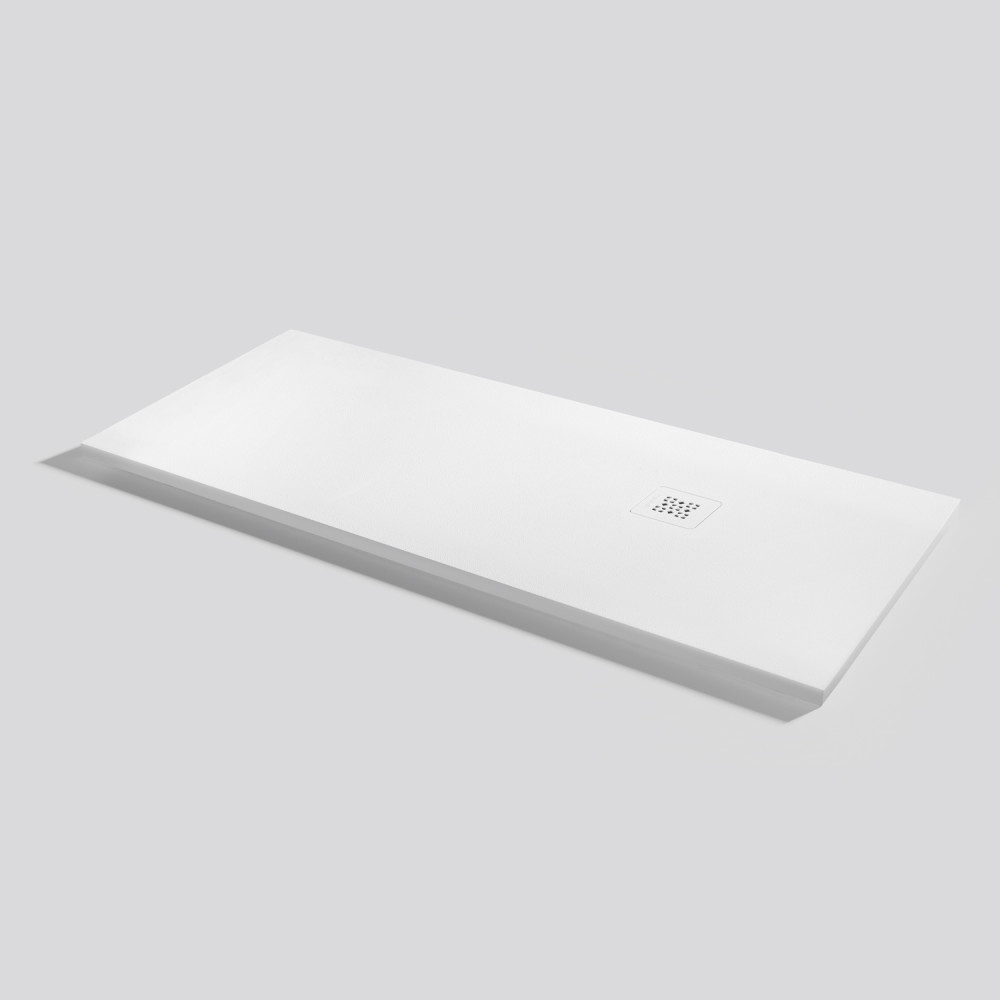 Plato de ducha Base Zero Blanco Rectangular 160x70
