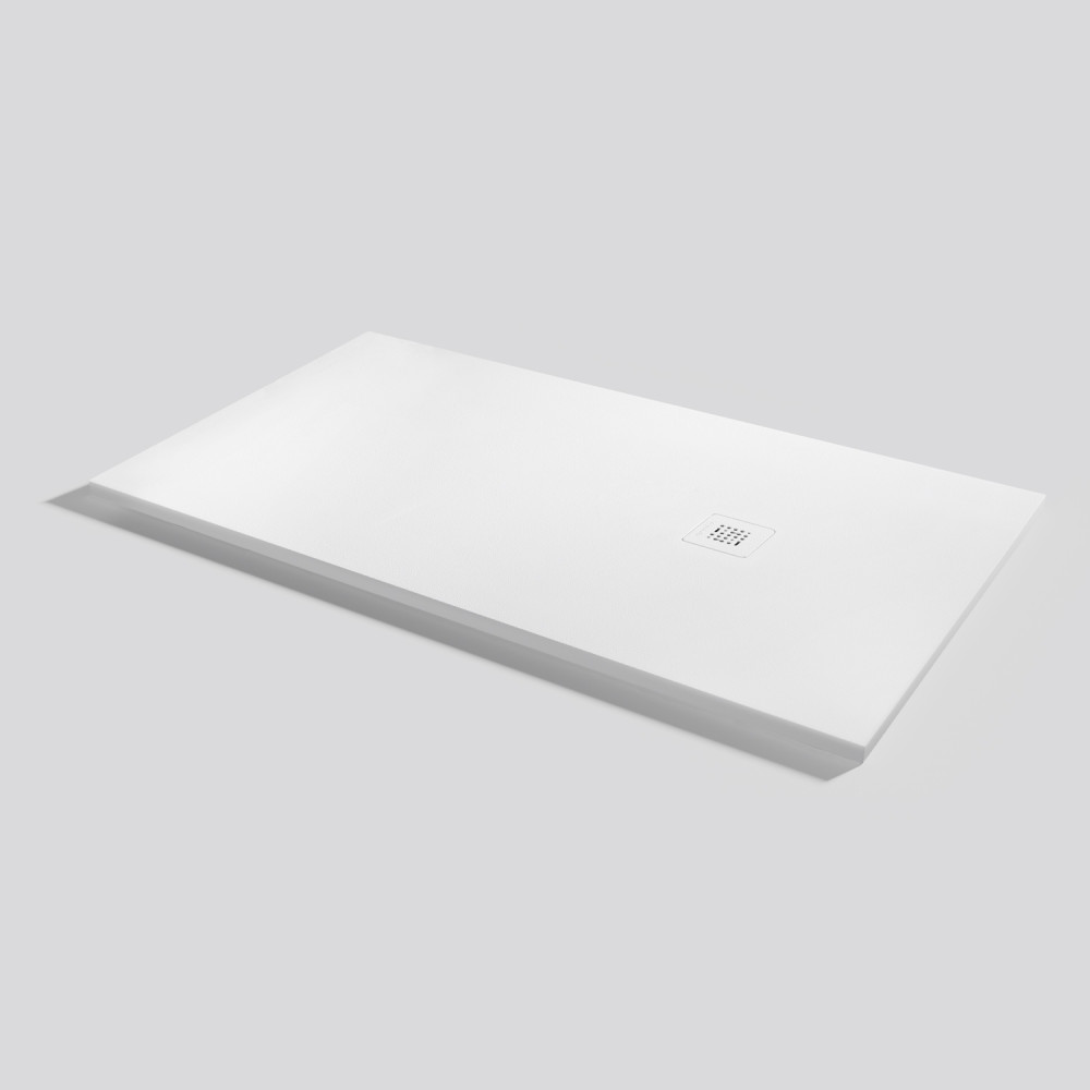 Plato de ducha Base Zero Blanco Rectangular 160x90