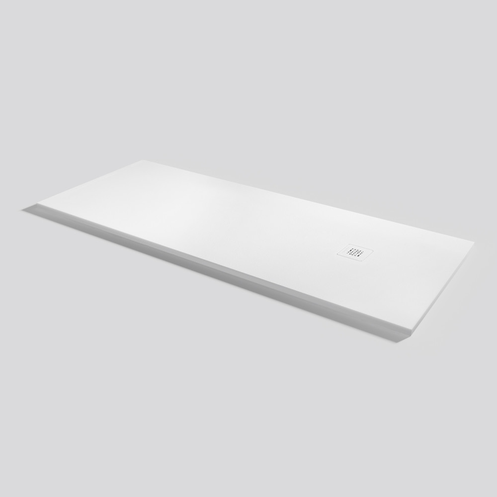 Plato de ducha Base Zero Blanco Rectangular 200x80