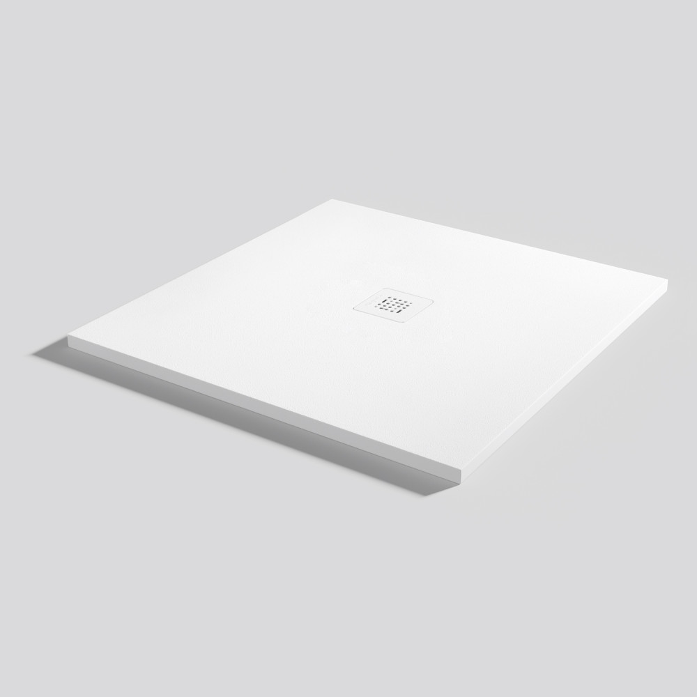 Plato de ducha Base Zero Blanco Cuadrado 90x90