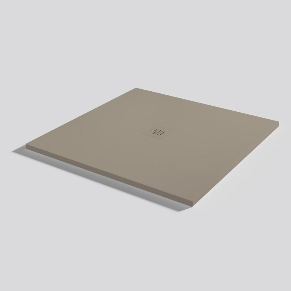 Receveur de douche Base Zero Capuccino Carré 100x100