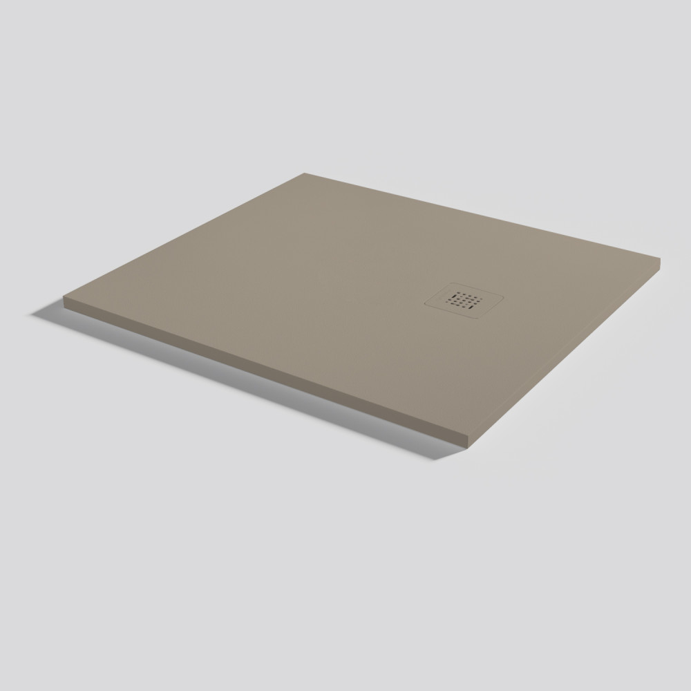 Plato de ducha Base Zero Capuccino Rectangular 100x90