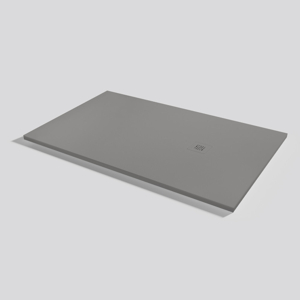 Piatto doccia Base Zero Cemento Rettangolare 160x100
