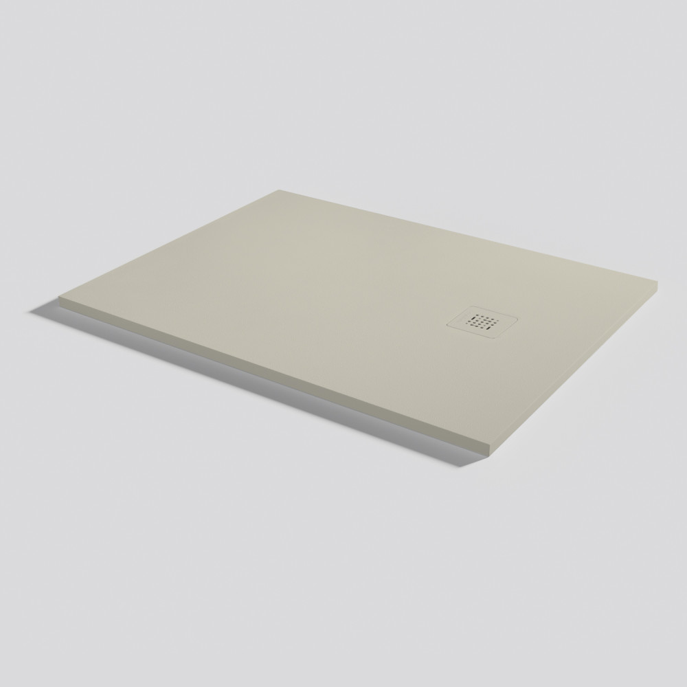 Plato de ducha Base Zero Crema Rectangular 120x90