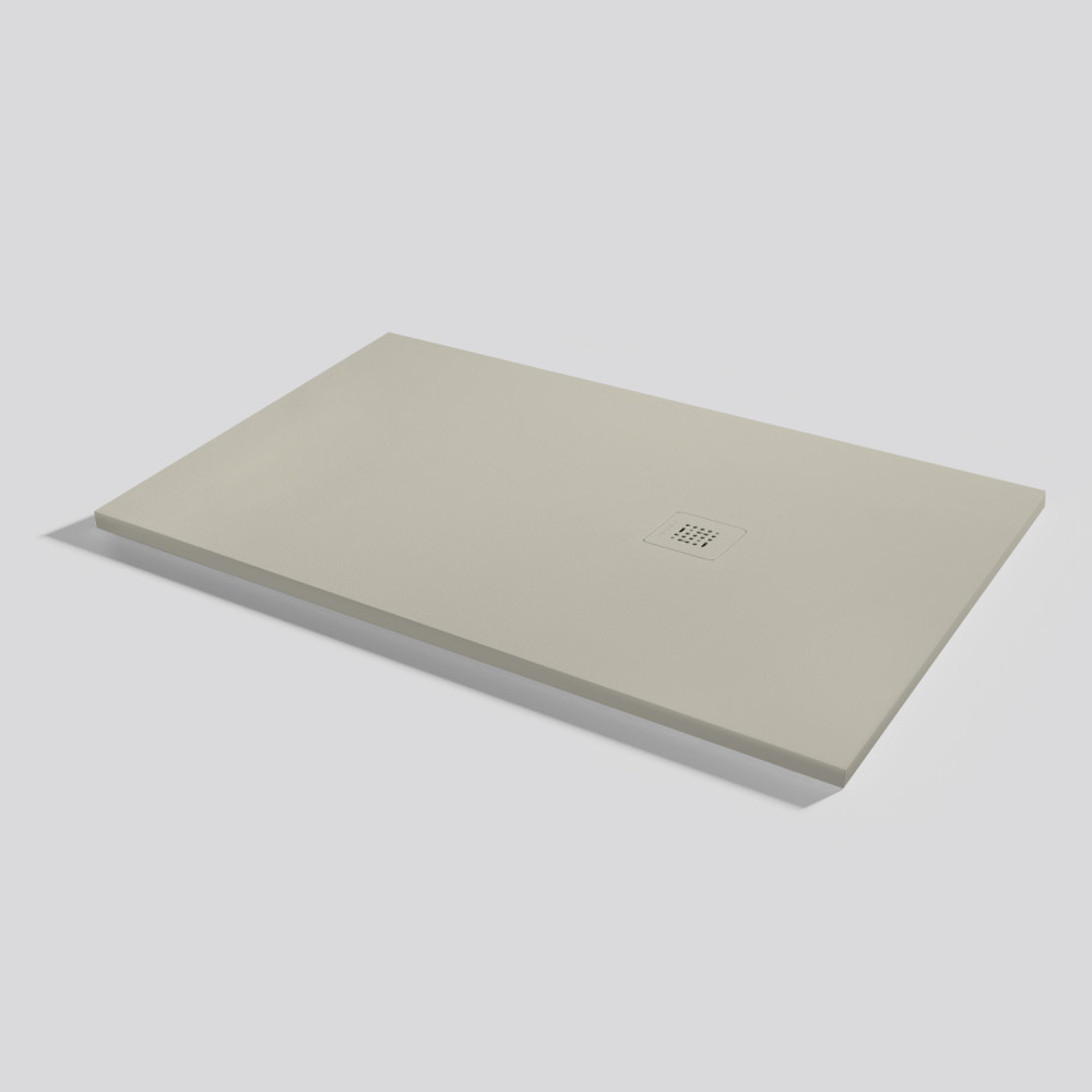 Plato de ducha Base Zero Crema Rectangular 140x90