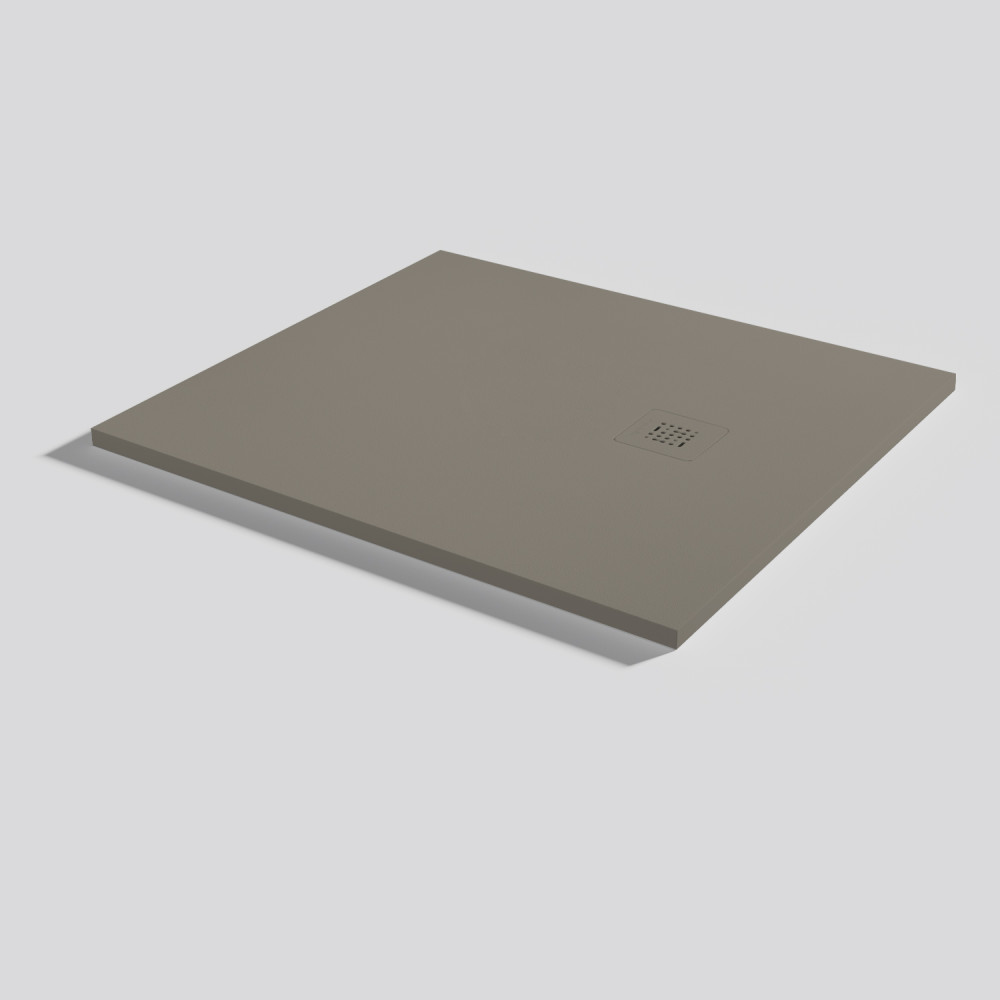 Plato de ducha Base Zero Fango Rectangular 100x90