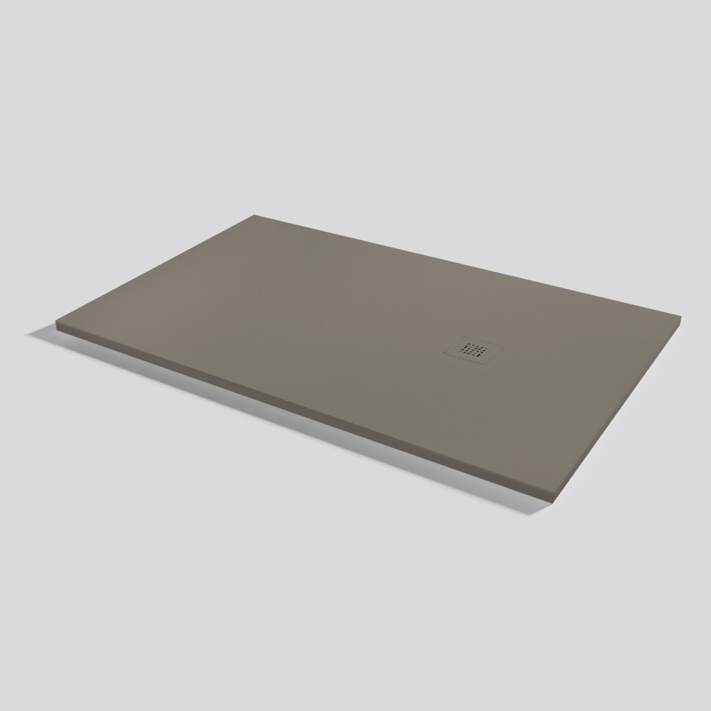 Plato de ducha Base Zero Fango Rectangular 160x100