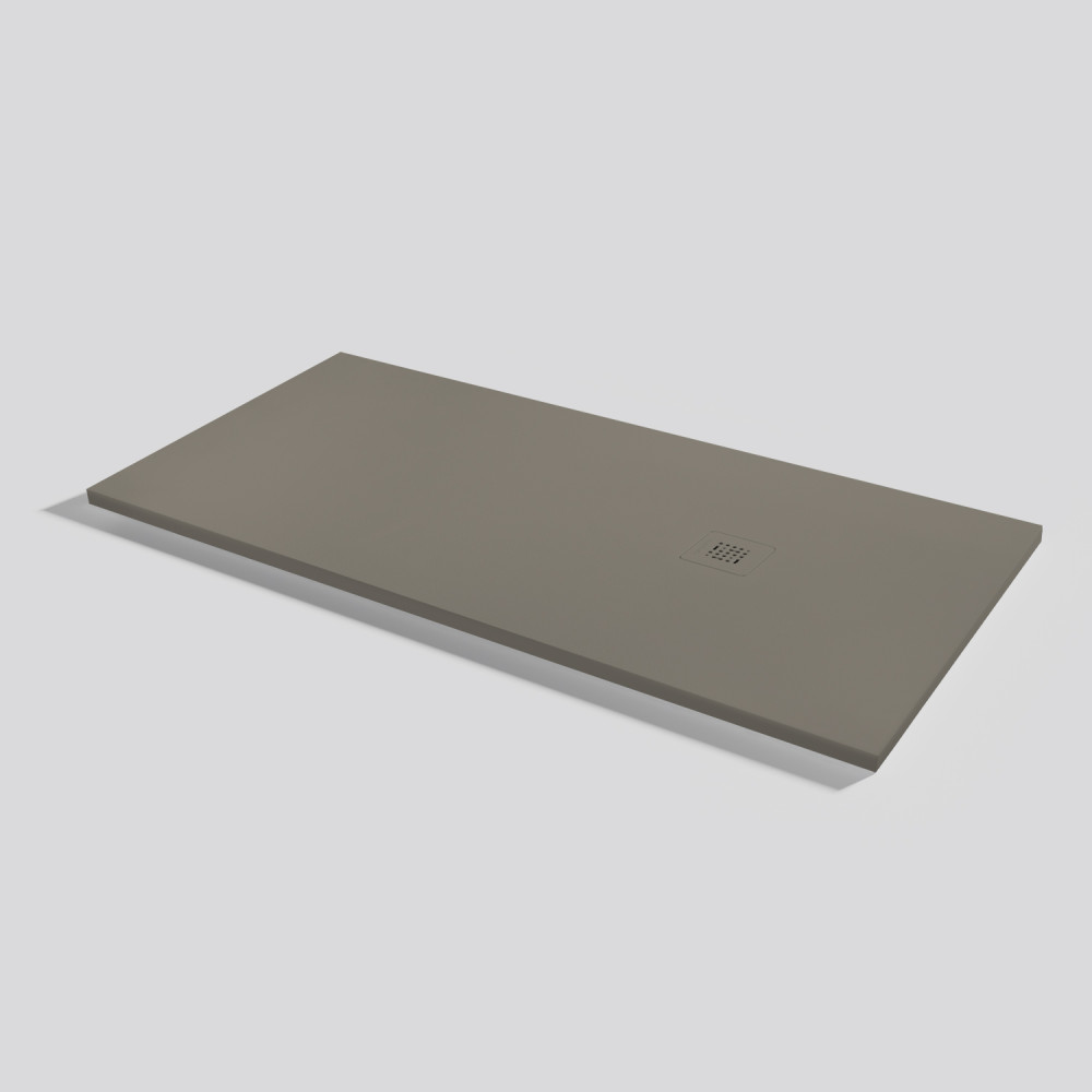 Plato de ducha Base Zero Fango Rectangular 160x80
