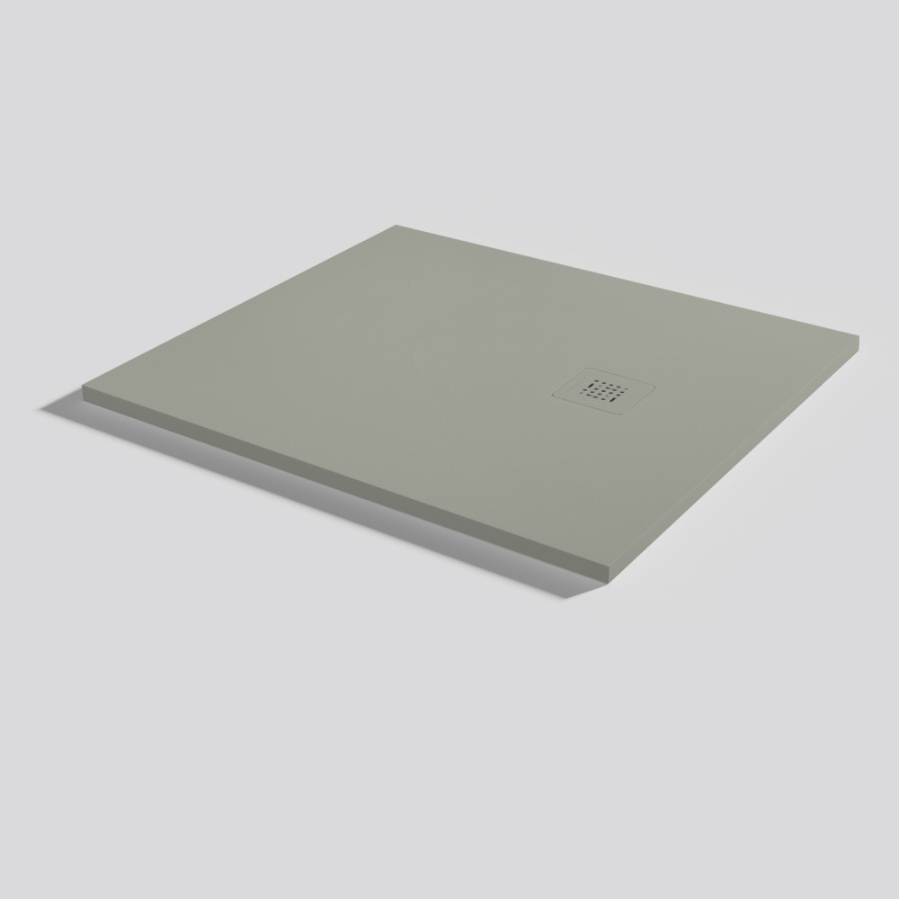Plato de ducha Base Zero Grey Rectangular 100x90