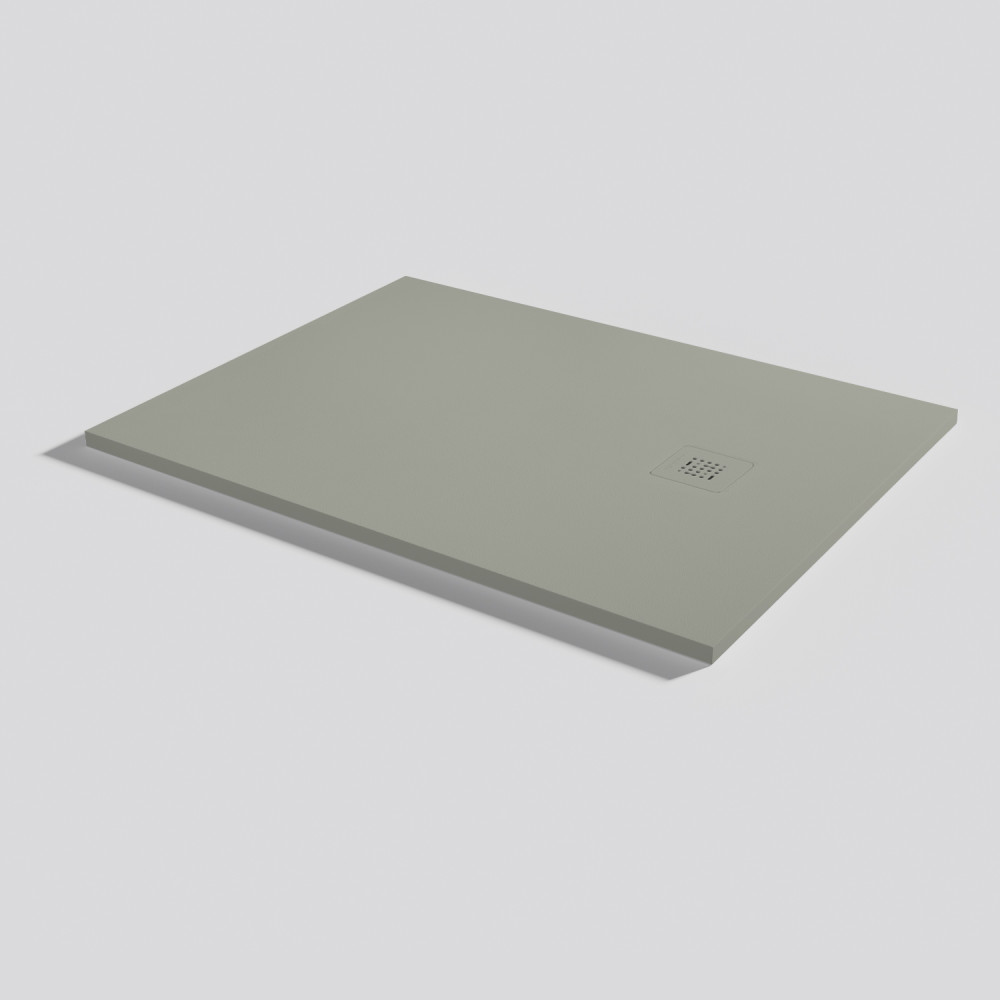 Plato de ducha Base Zero Grey Rectangular 120x90