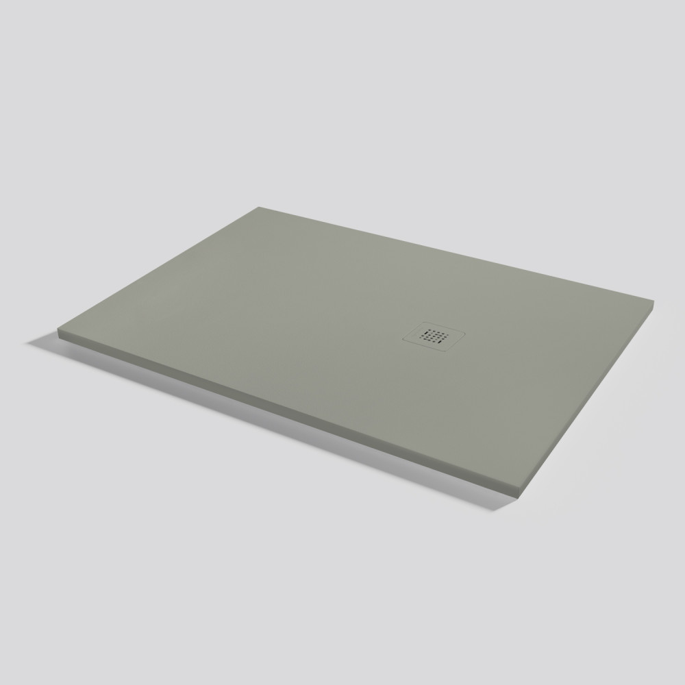 Plato de ducha Base Zero Grey Rectangular 140x100