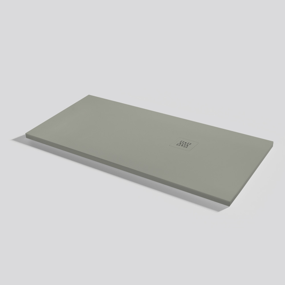 Plato de ducha Base Zero Grey Rectangular 140x70