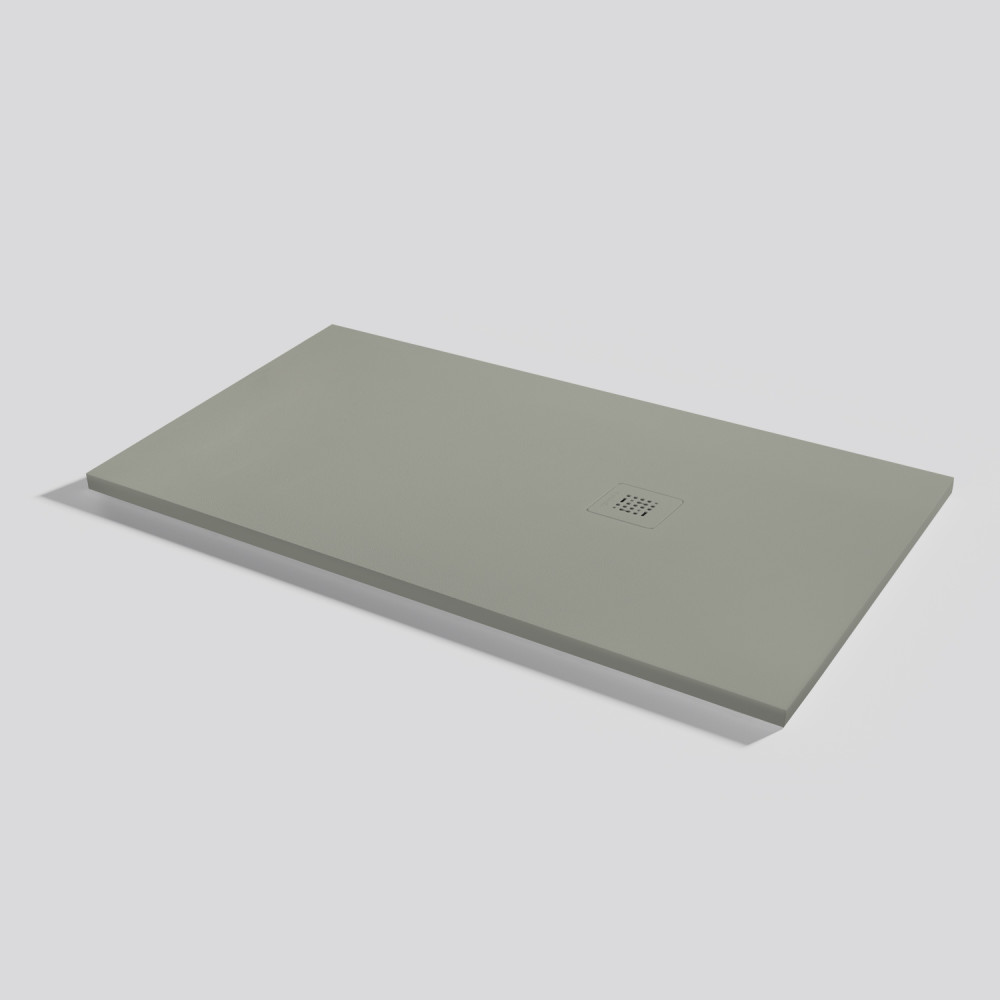 Plato de ducha Base Zero Grey Rectangular 140x80
