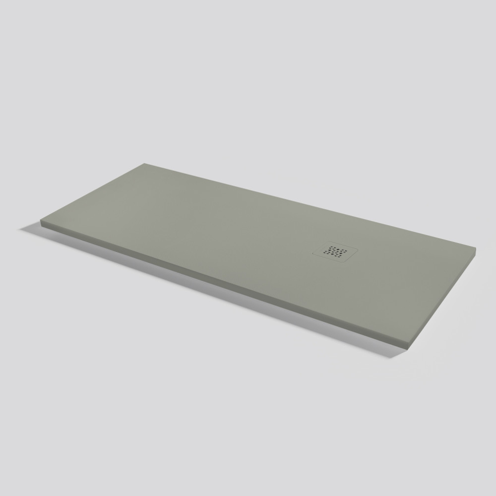 Plato de ducha Base Zero Grey Rectangular 160x70
