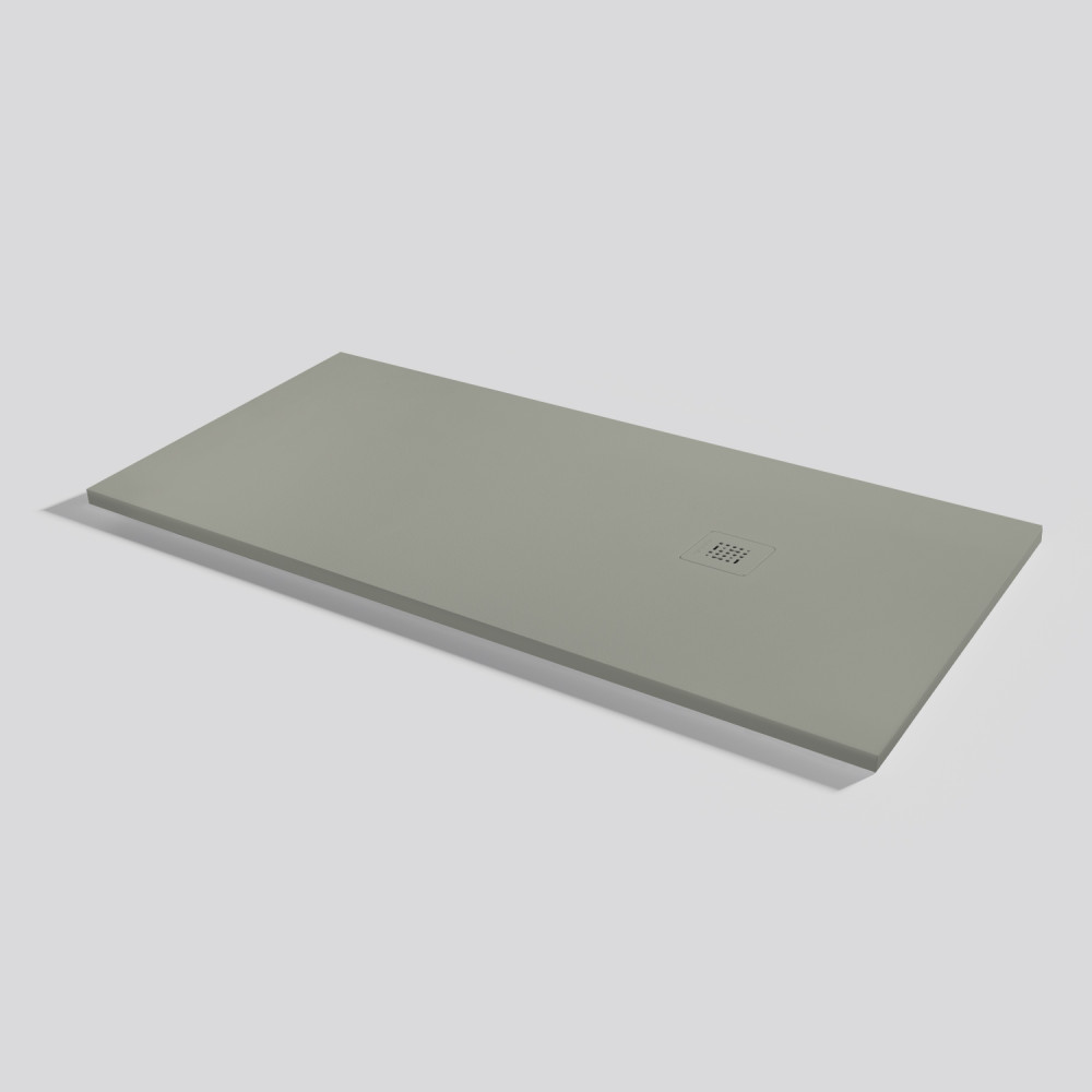 Shower tray Base Zero Grey Rectangular 160x80