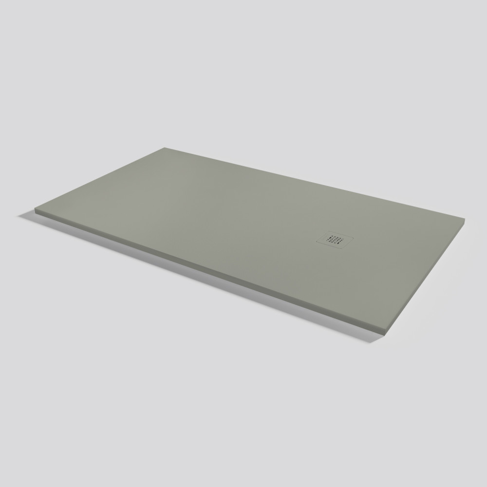 Shower tray Base Zero Grey Rectangular 180x100