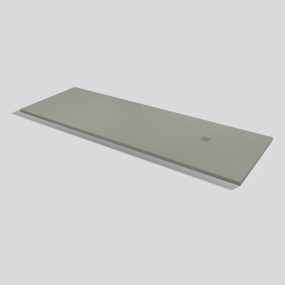 Shower tray Base Zero Grey Rectangular 200x70