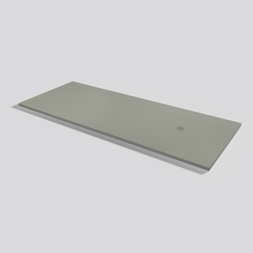 Shower tray Base Zero Grey Rectangular 200x80