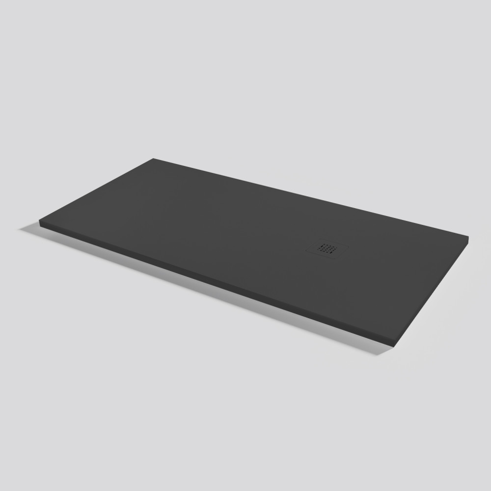 Shower tray Base Zero Ink Rectangular 160x80