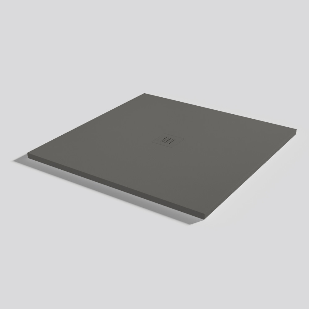 Plato de ducha Base Zero Lava Cuadrado 100x100