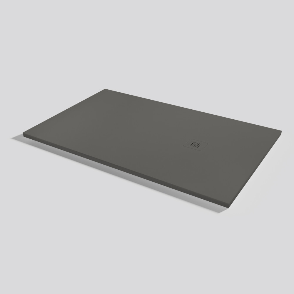 Plato de ducha Base Zero Lava Rectangular 160x100