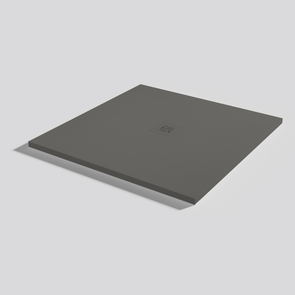 Plato de ducha Base Zero Lava Cuadrado 90x90