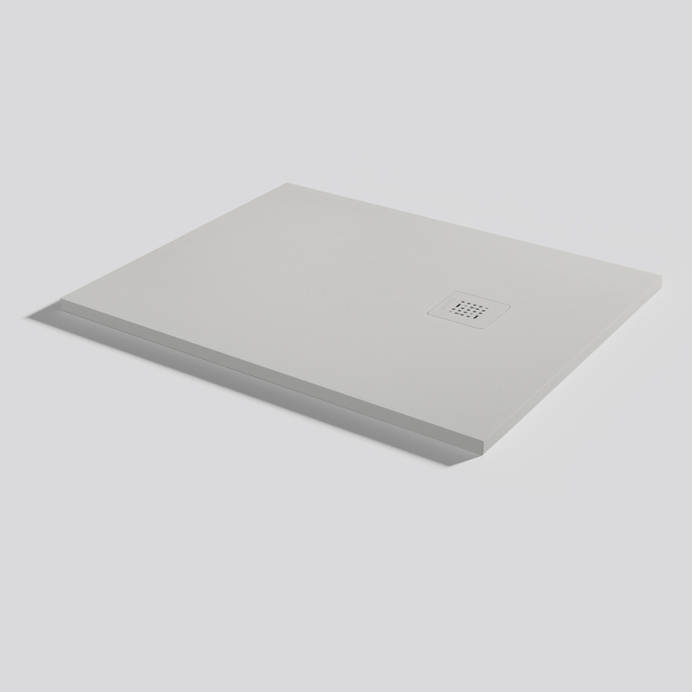 Plato de ducha Base Zero Marfil Rectangular 100x80