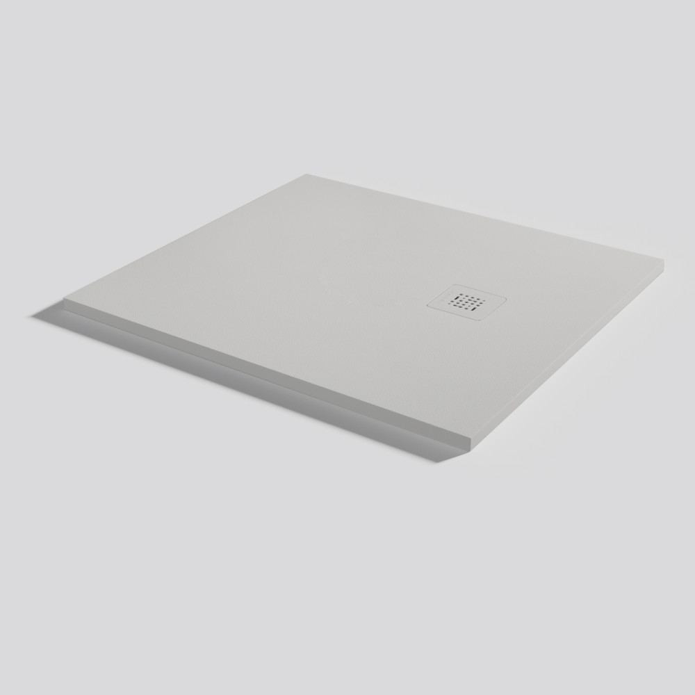 Plato de ducha Base Zero Marfil Rectangular 100x90
