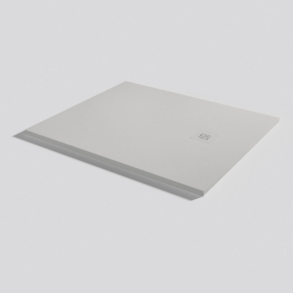 Plato de ducha Base Zero Marfil Rectangular 120x100