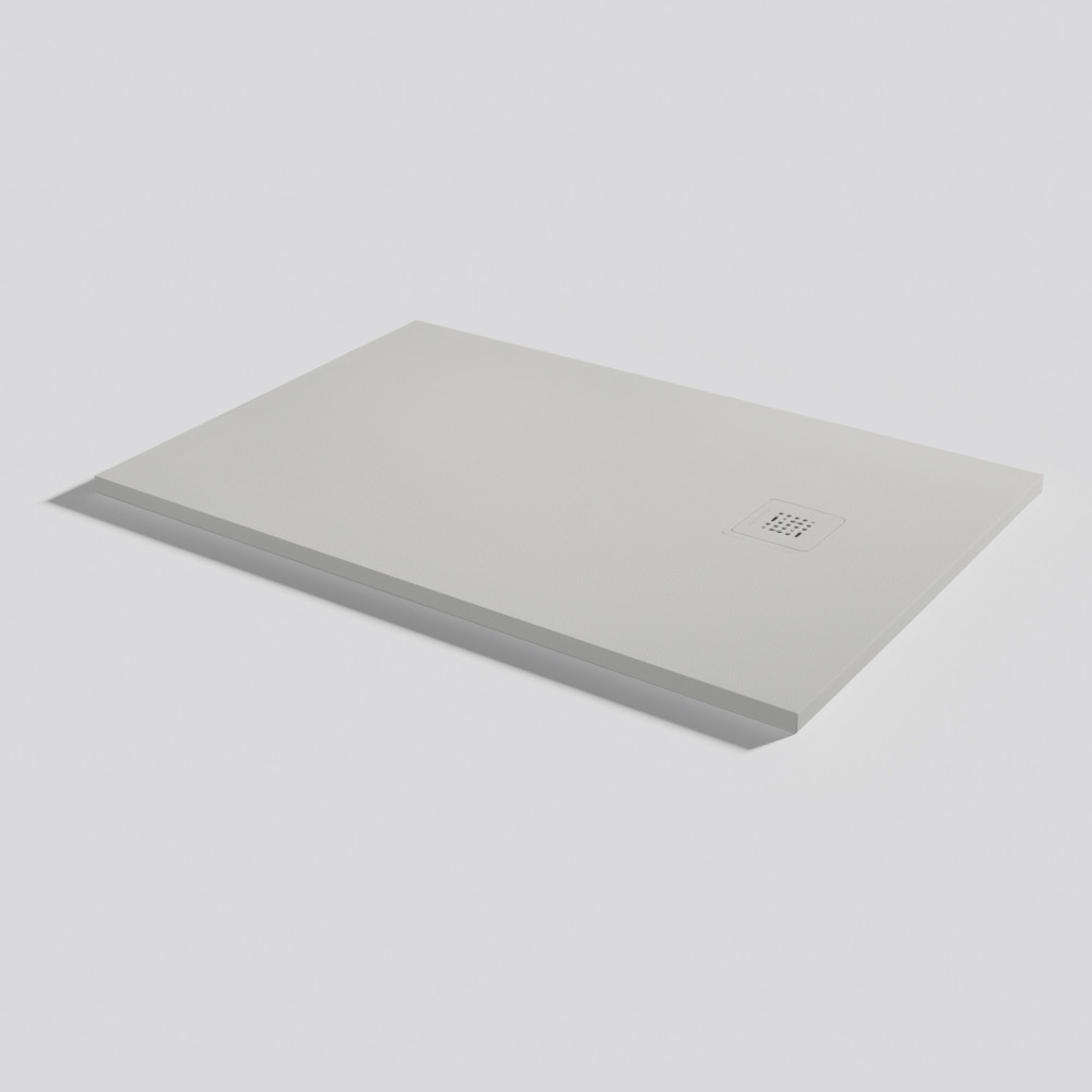 Plato de ducha Base Zero Marfil Rectangular 120x80