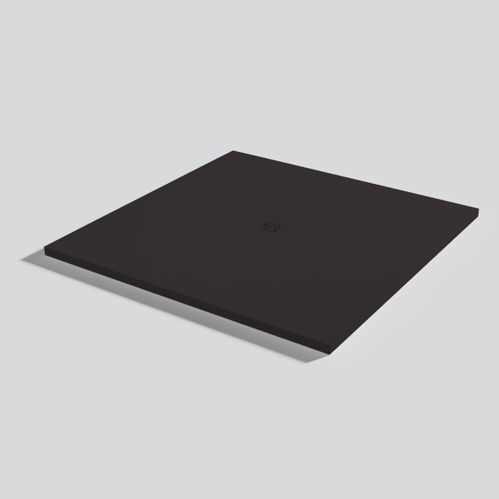 Receveur de douche Base Zero Moka Carré 100x100