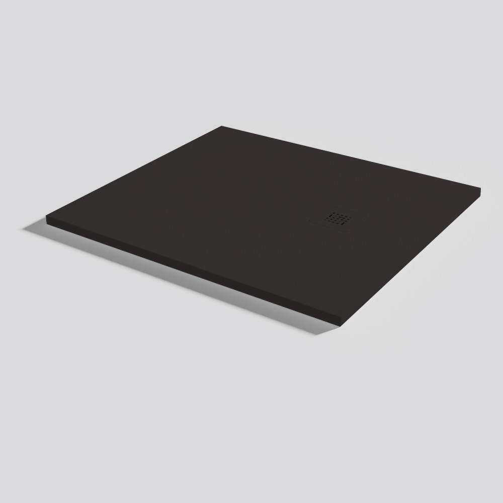 Plato de ducha Base Zero Moka Rectangular 100x90