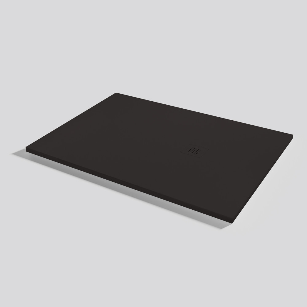 Receveur de douche Base Zero Moka Rectangulaire 140x100