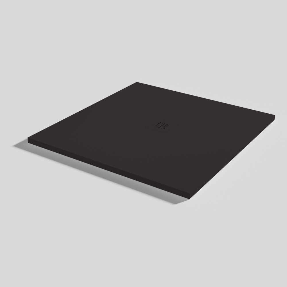 Plato de ducha Base Zero Moka Cuadrado 90x90