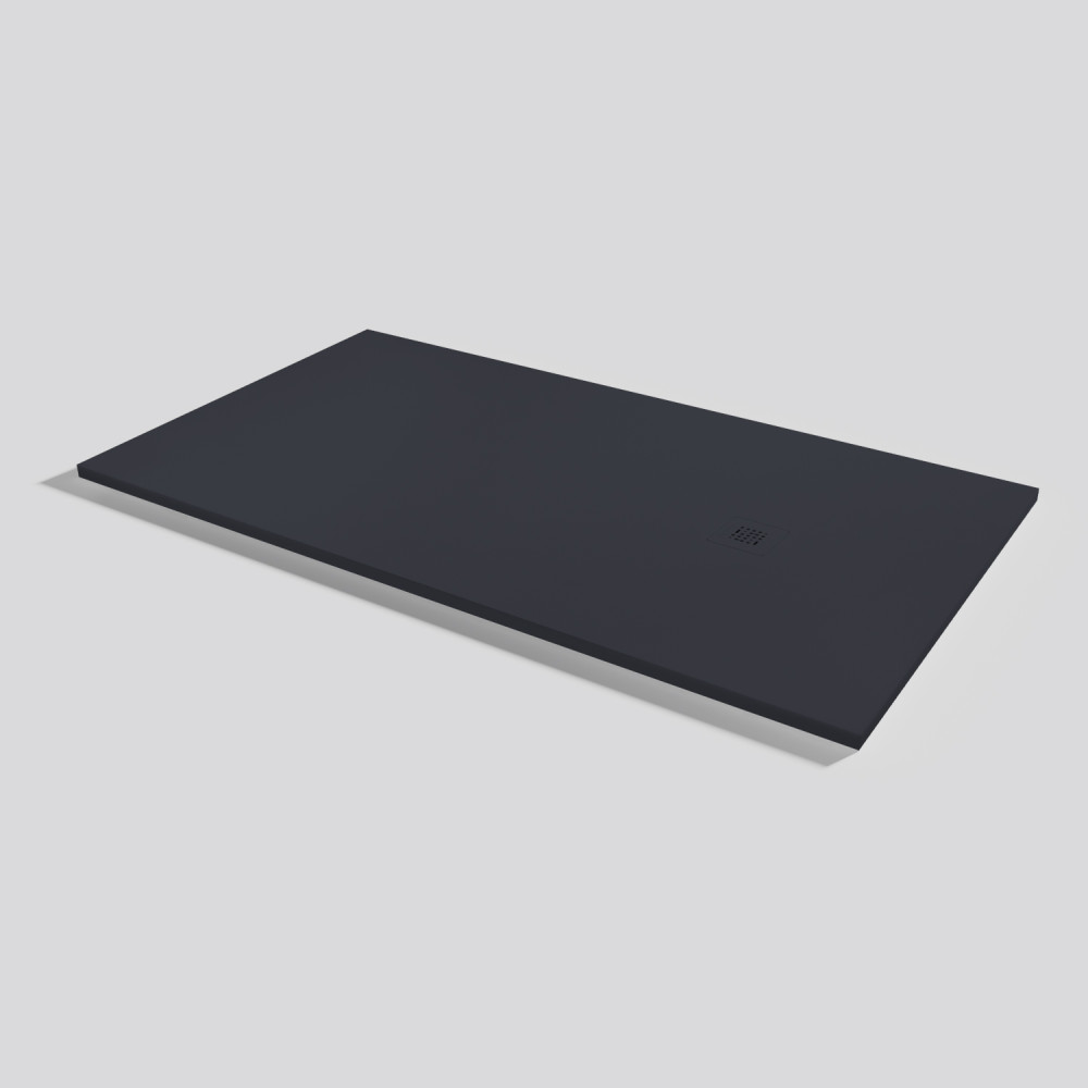 Plato de ducha Base Zero Negro Rectangular 180x100