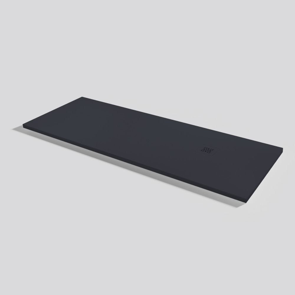 Plato de ducha Base Zero Negro Rectangular 180x70