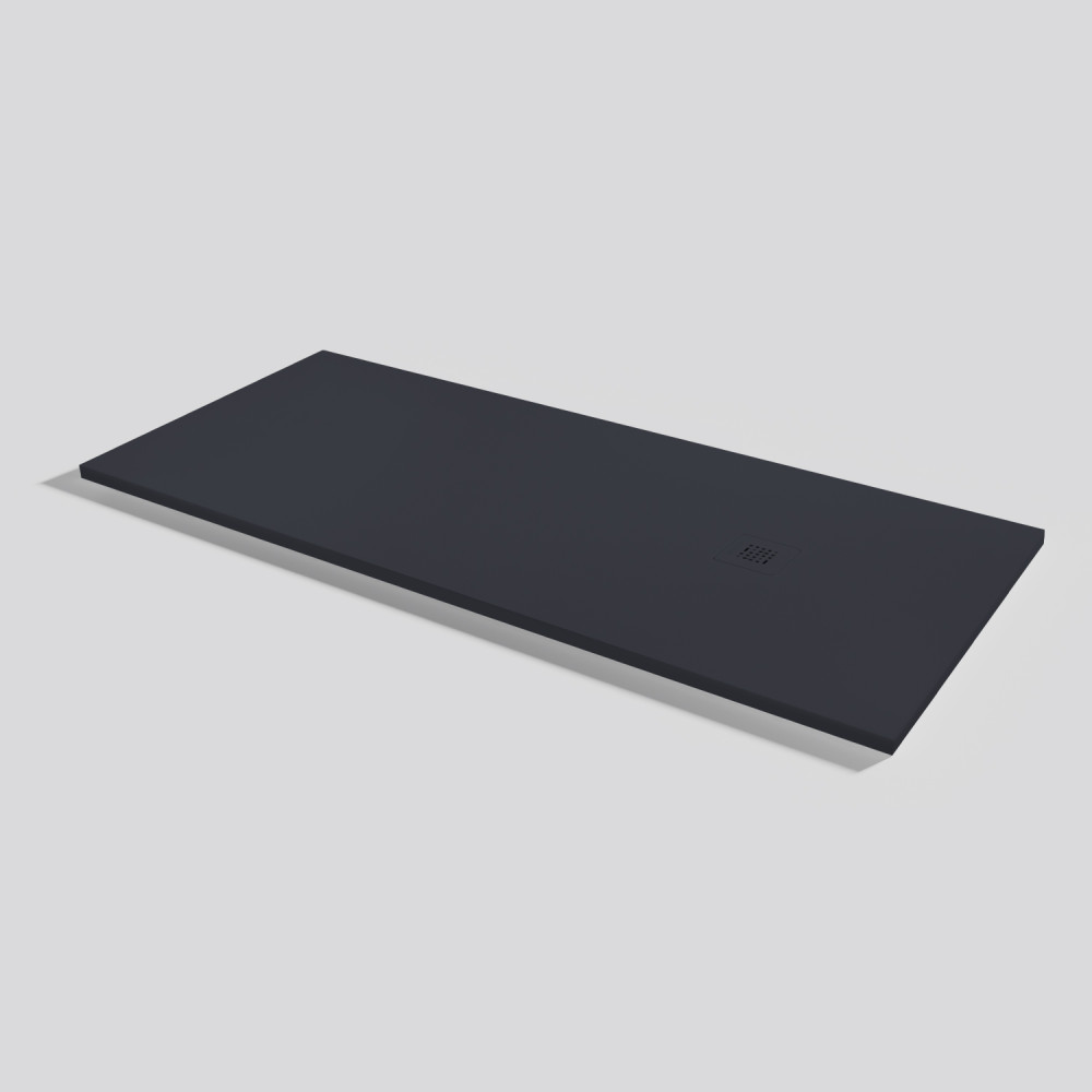 Plato de ducha Base Zero Negro Rectangular 180x80