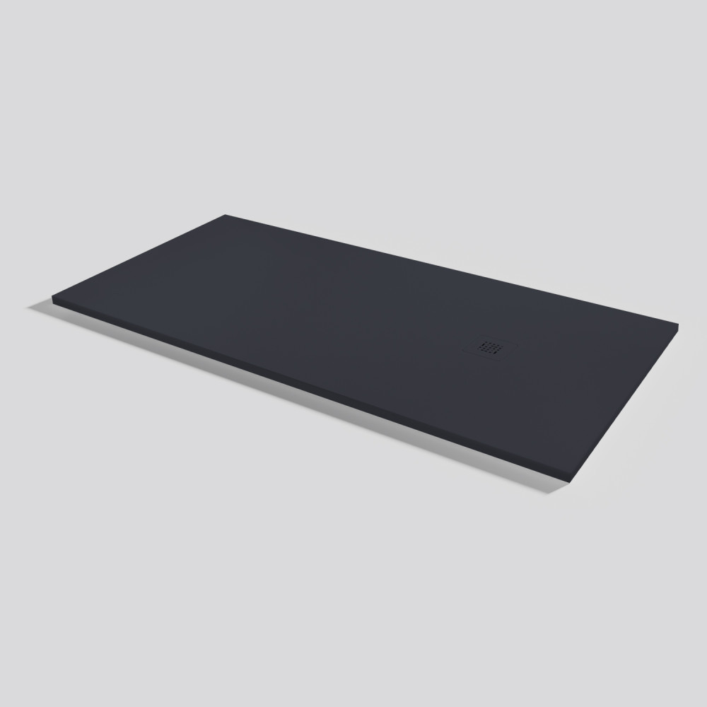 Plato de ducha Base Zero Negro Rectangular 180x90