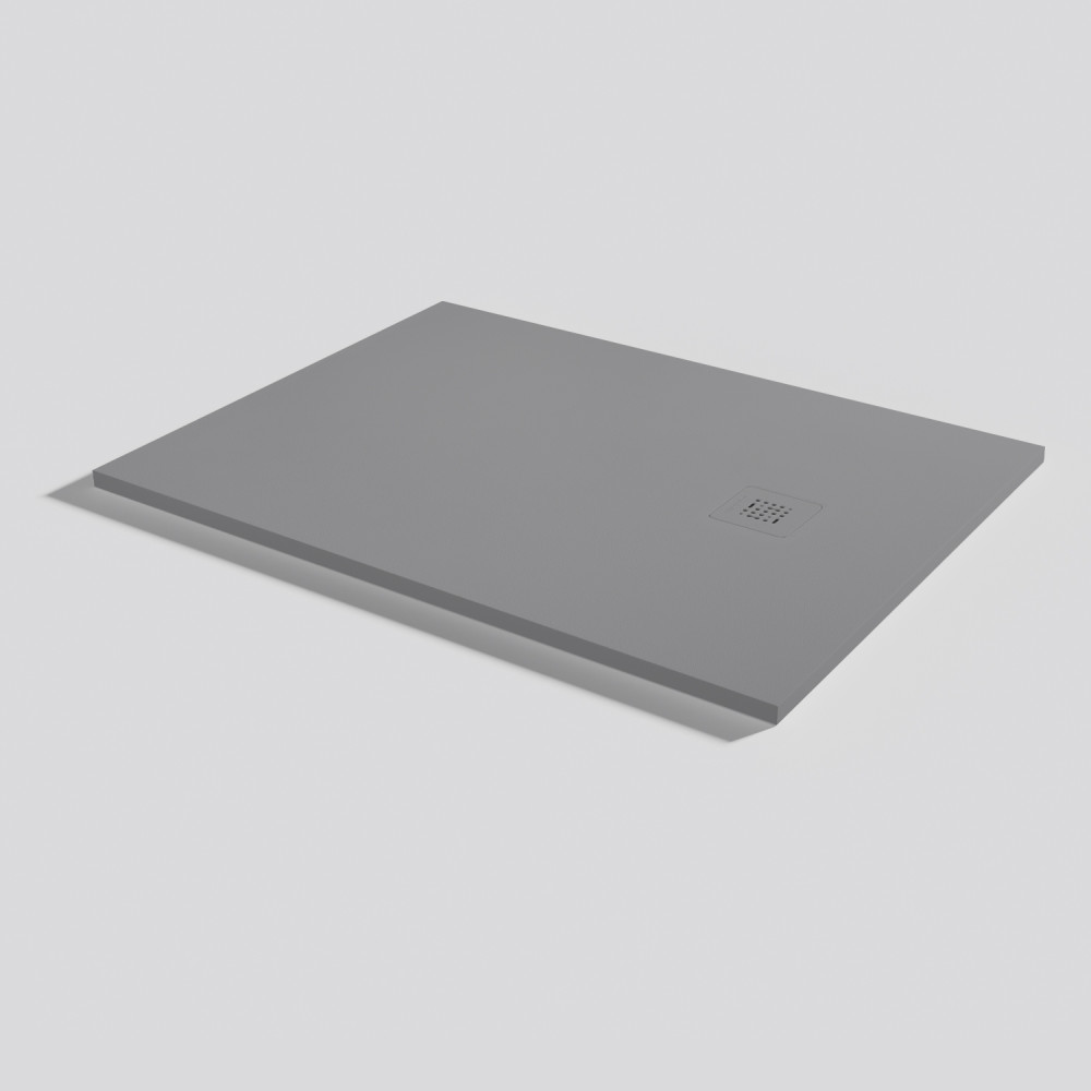 Shower tray Base Zero Platinum Rectangular 120x90