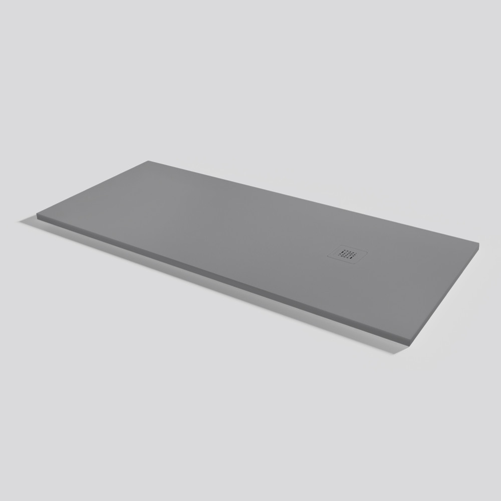 Shower tray Base Zero Platinum Rectangular 180x80