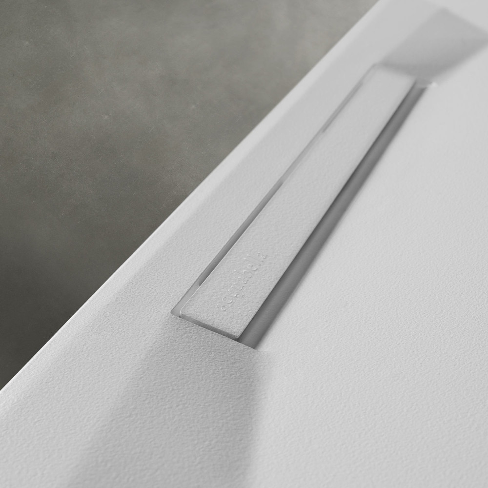 Shower tray Flow Zero Negro Rectangular 160x80