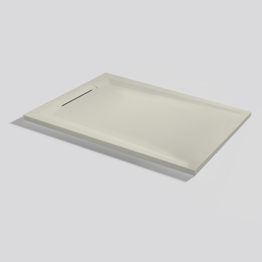 Plato de ducha Flow Zero Beige Rectangular 100x70